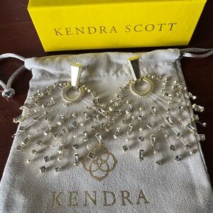 Kendra Scott Gold and Silver Dangle Earrings